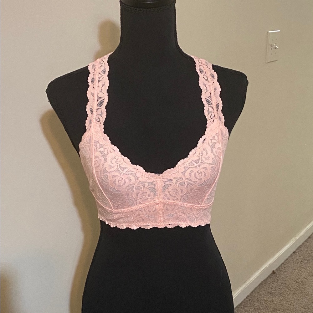 Wish list Pink Lace stretch Bralette